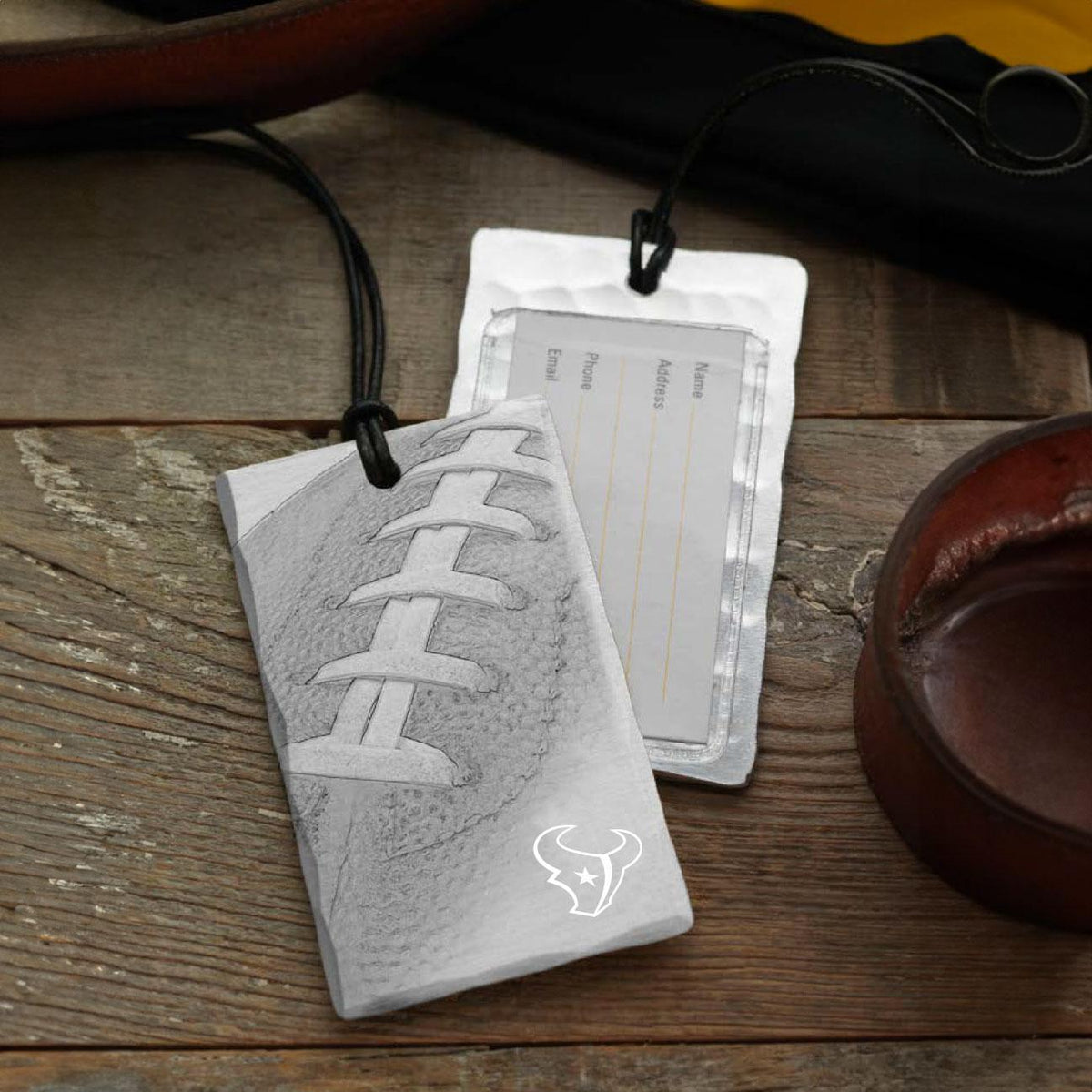 Texans Football Bag Tag