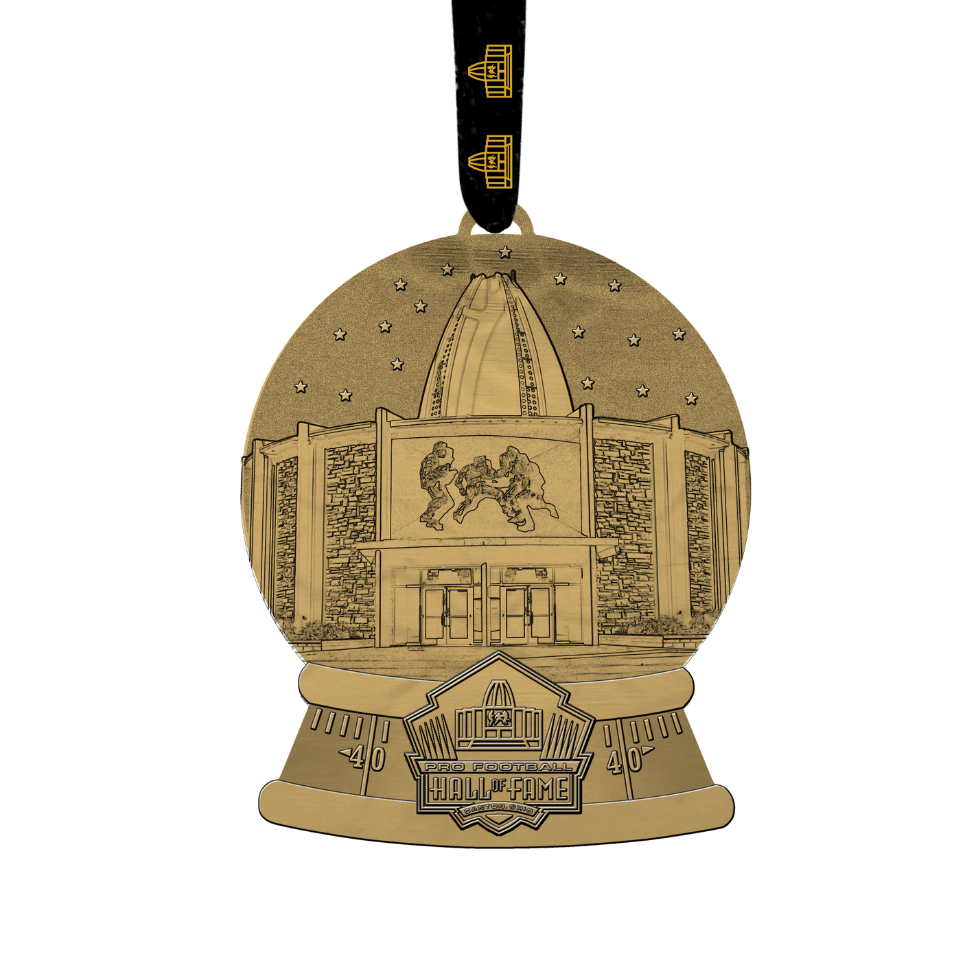 Hall of Fame Limited Edition 2025 Annual Bronze Snow Globe Ornament