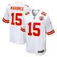 Chiefs Patrick Mahomes Nike Men's White Game Jersey