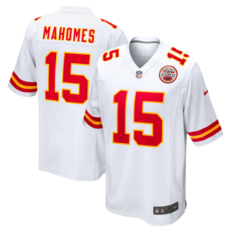 Chiefs Patrick Mahomes Nike Men's White Game Jersey