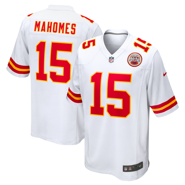 Chiefs Patrick Mahomes Nike Men's White Game Jersey
