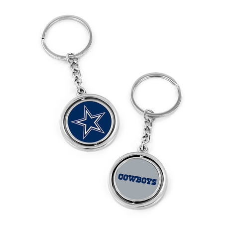 Cowboys Spinning Keychain