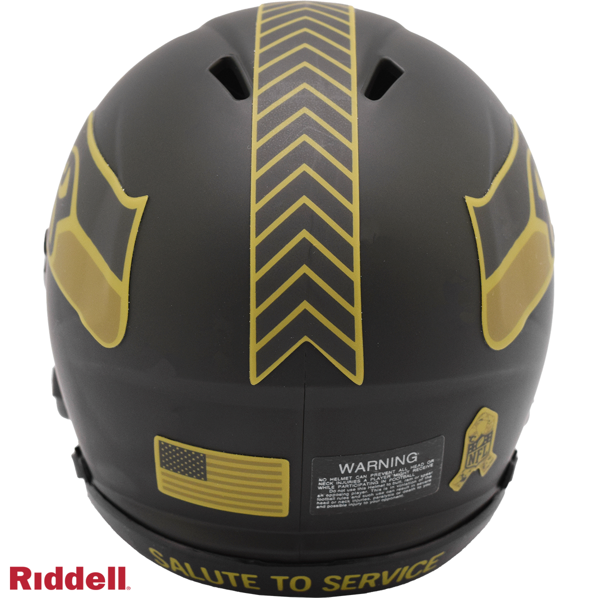 Seahawks 2025 Salute to Service Mini Helmet