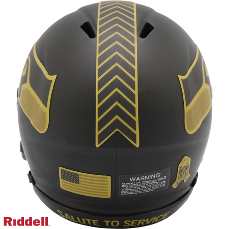 Seahawks 2025 Salute to Service Mini Helmet