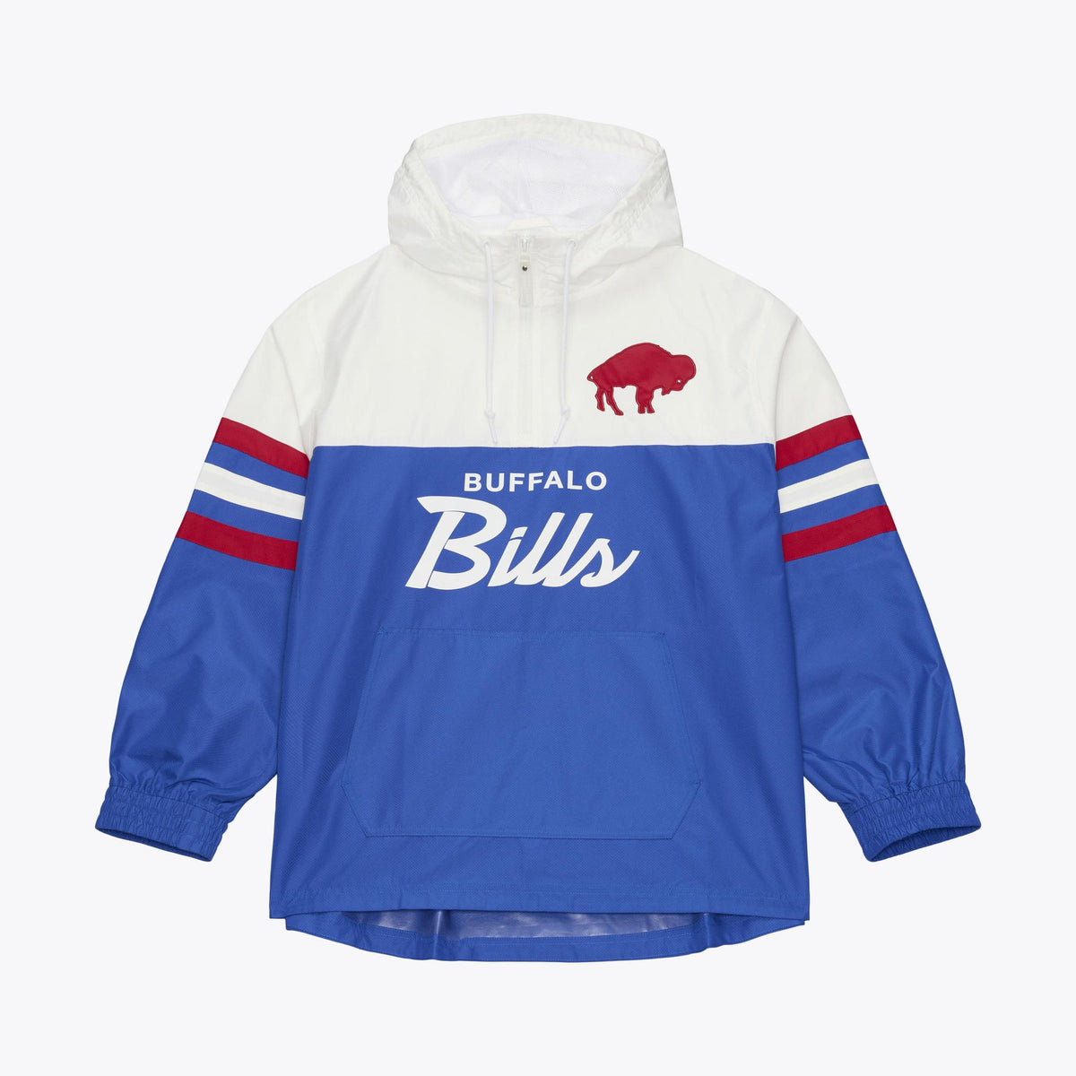 Bills 2026 Mitchell & Ness Men's Head Coach Lightweight Anorak Windbreaker Pro Football Hall of Fame