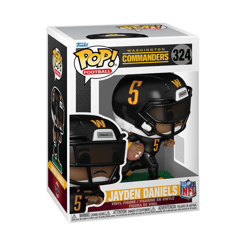 Commanders Jayden Daniels Funko Pop! 324 Pro Football Hall of Fame