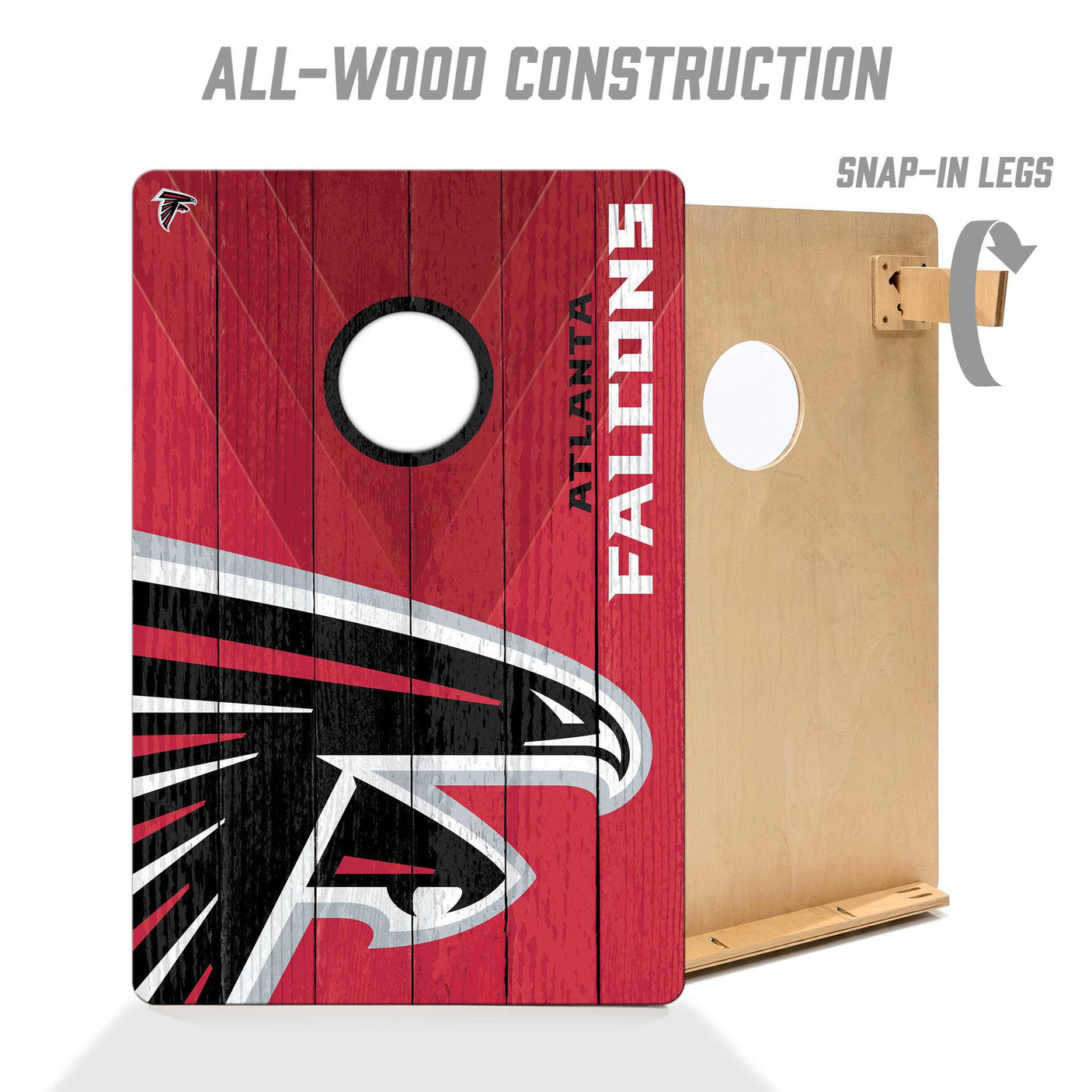Falcons 2’ x 3’ Cornhole Game