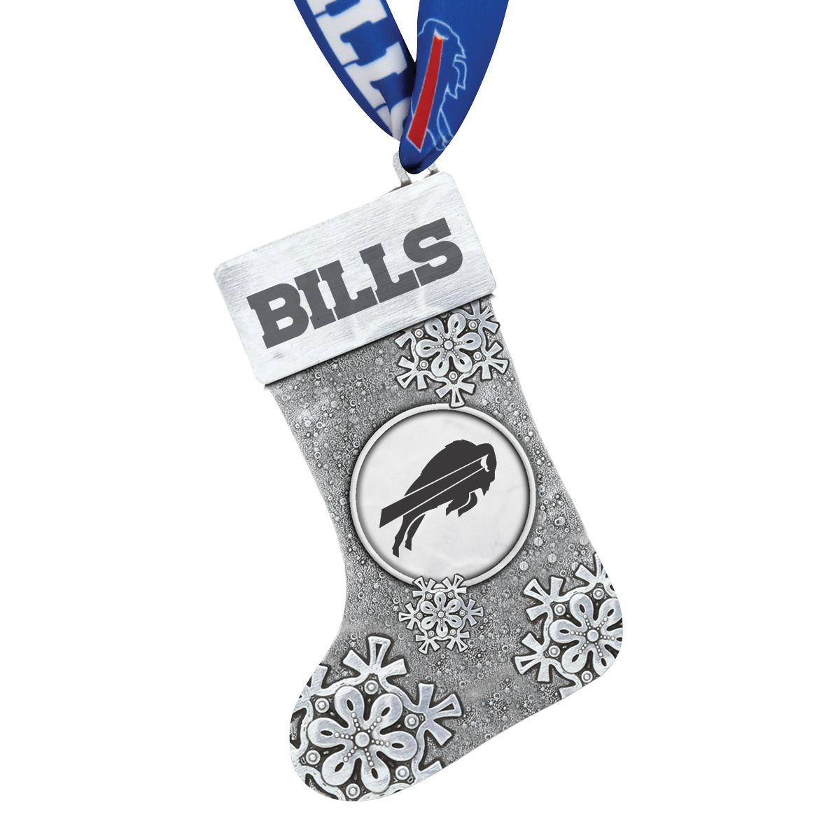 Bills Snowflake Stocking Ornament