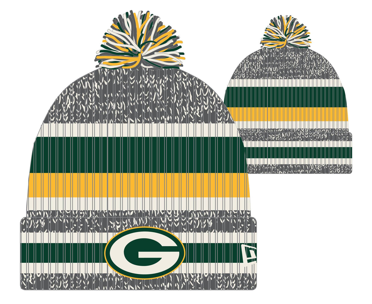Packers 2026 New Era Men's Stripe Knit Pro Football Hall of Fame