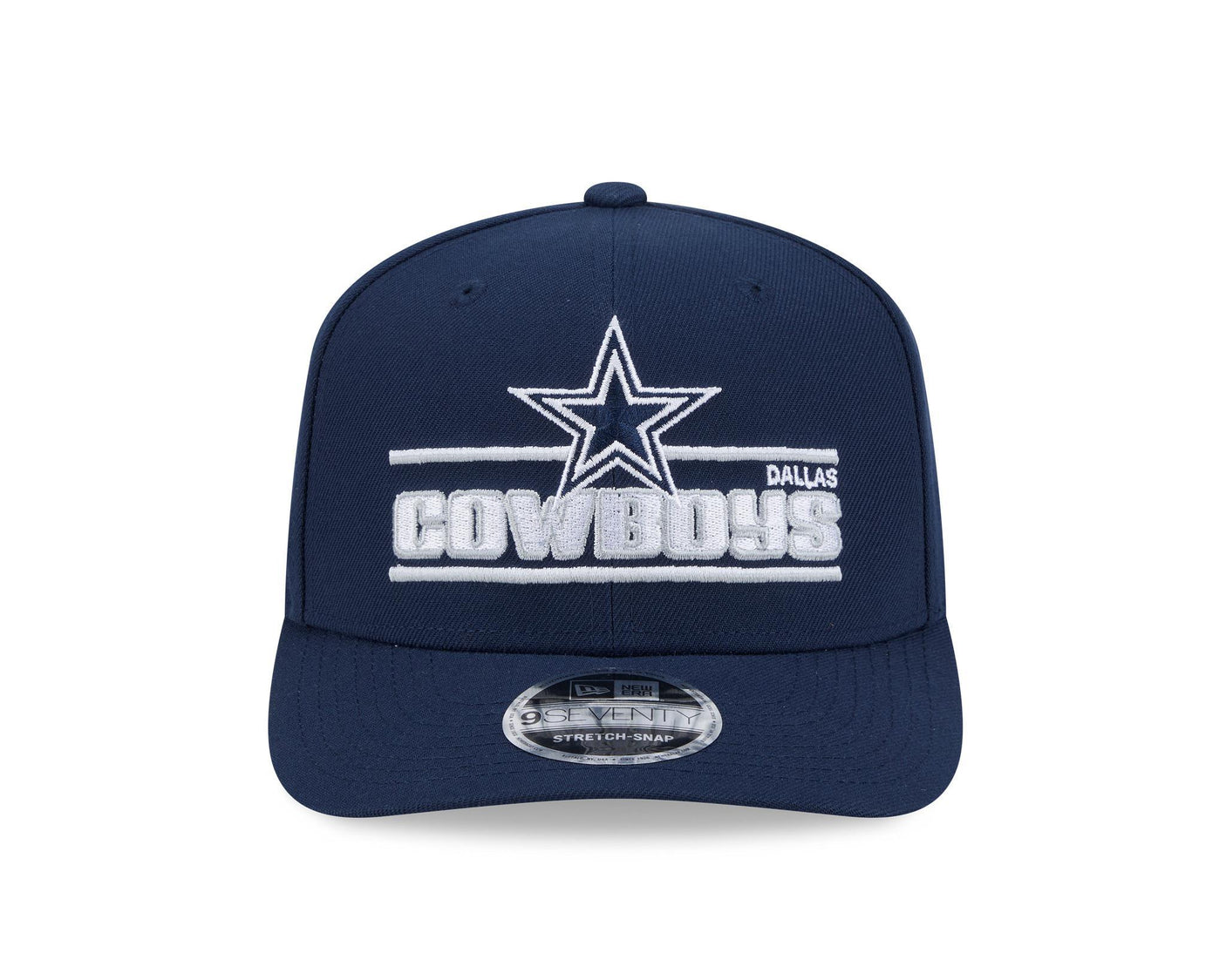Cowboys 2025 New Era Men's 9SEVENTY Stretch Snap Stated Hat