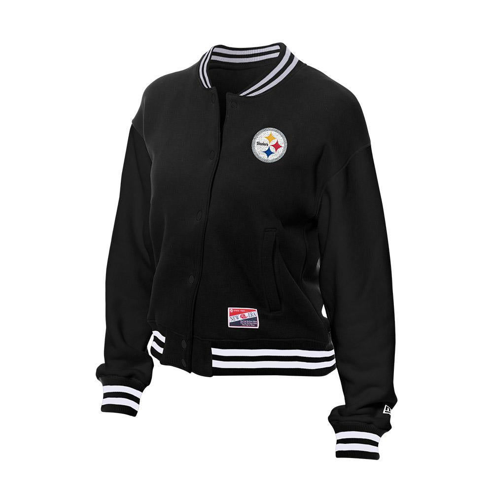 Steelers 2025 Women's New Era Snap Front Jacket