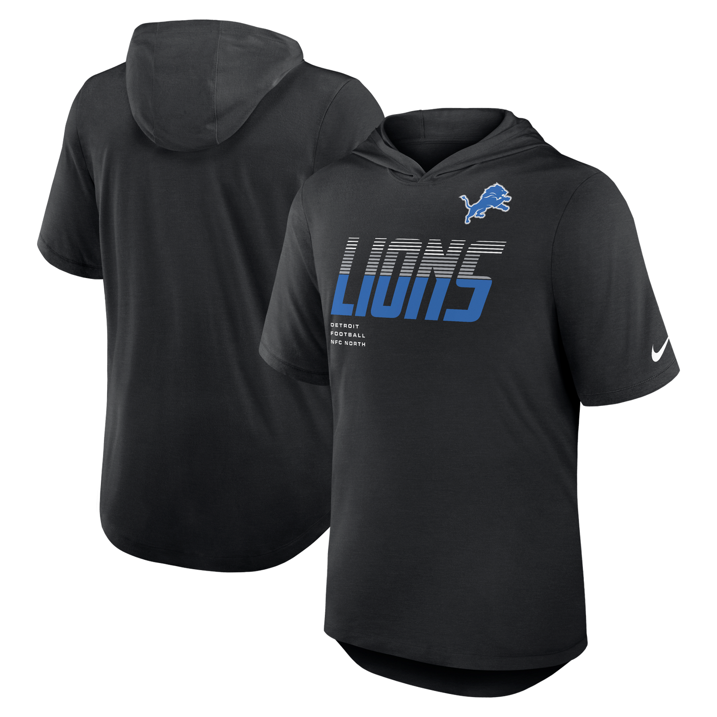 Lions 2026 Nike Men's Short Sleeve Hoodie Top