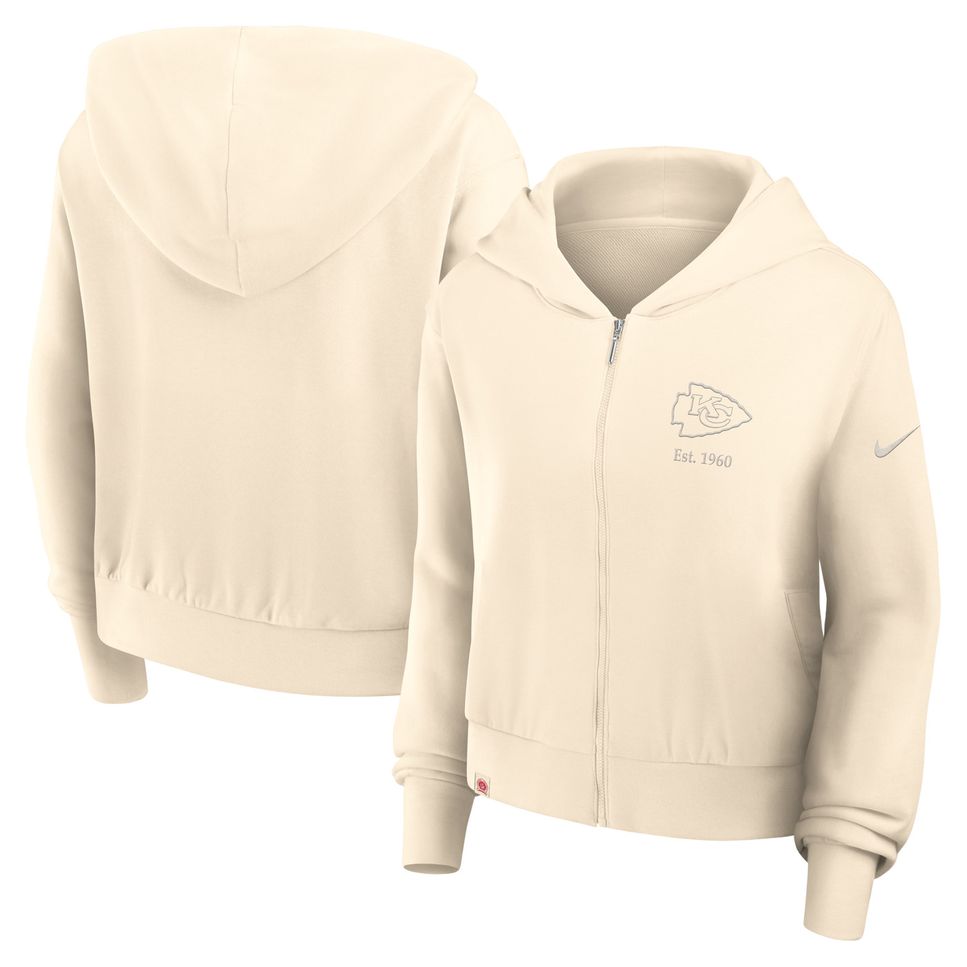 Chiefs 2025 Nike Women's Glory Full Zip Hood