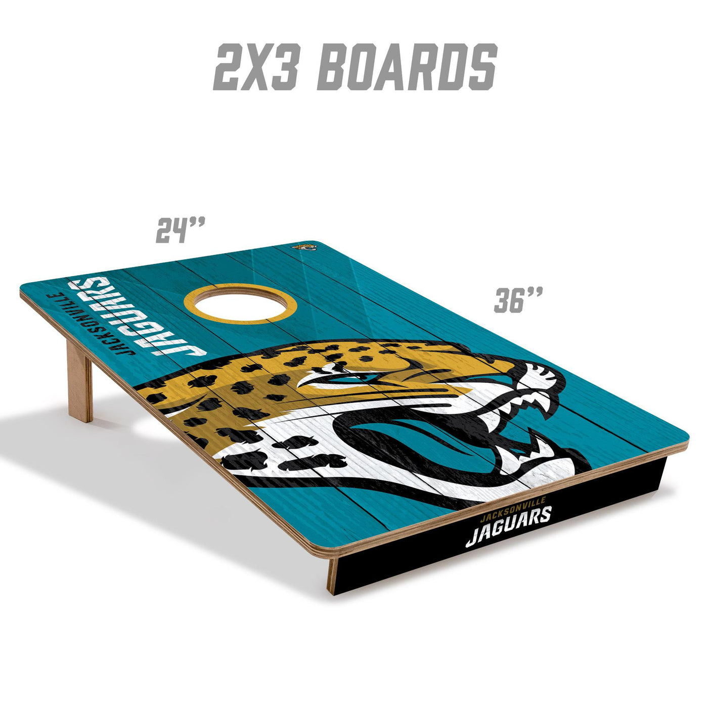 Jaguars 2’ x 3’ Cornhole Game