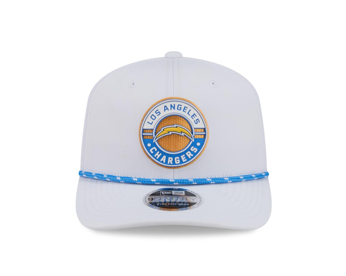 Chargers 2026 New Era Men's 9SEVENTY Stretch Snap Two-Tone Hat Pro Football Hall of Fame