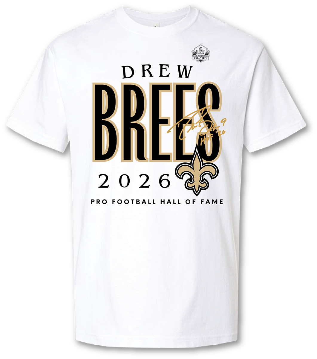 Drew Brees Saints Class of 2026 T-Shirt ***PREORDER***