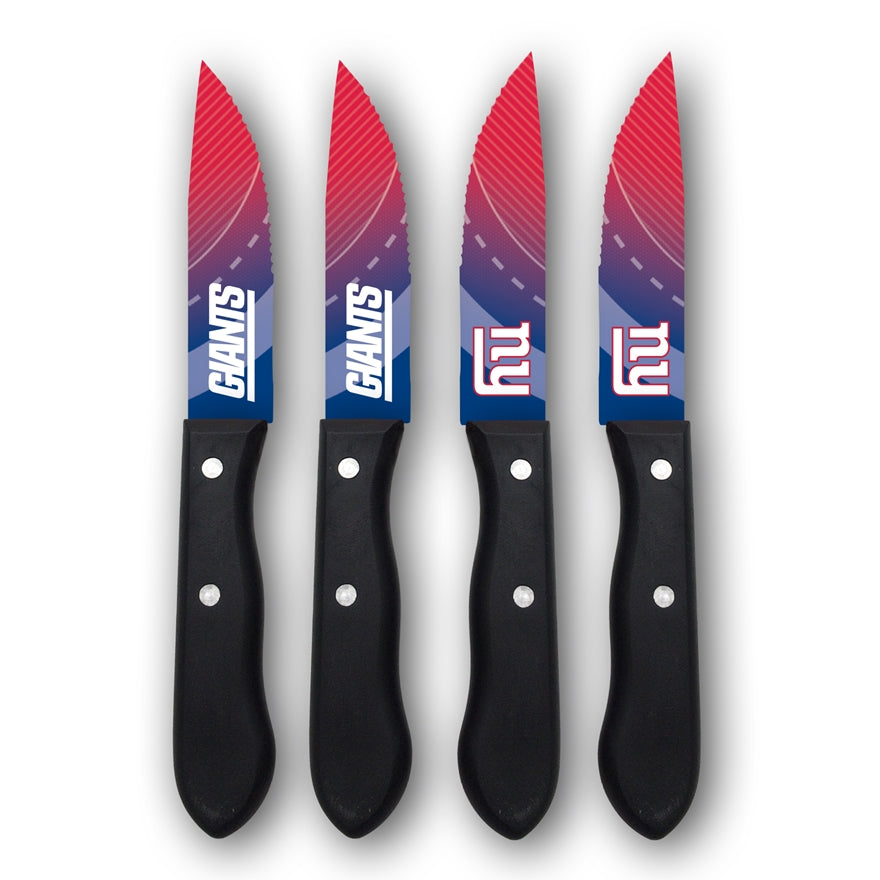 Giants 4-Piece Stainless Steel Steak Knife Set