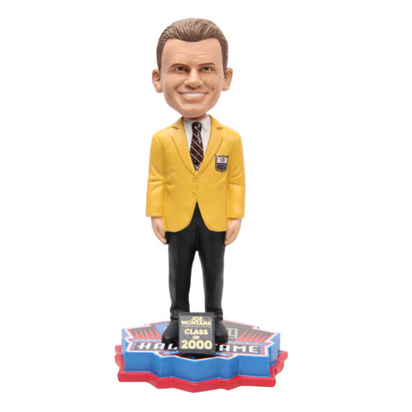 Joe Montana Limited Edition Class of 2000 Gold Jacket Bobblehead