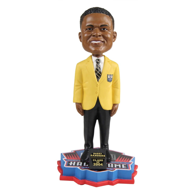 Barry Sanders Limited Edition Class of 2004 Gold Jacket Bobblehead