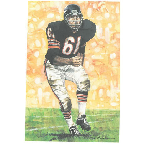 Bill George Goal Line Art Proof Card