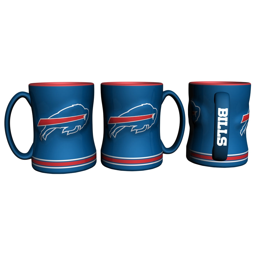 Bills 14oz Relief Sculpted Mug Pro Football Hall of Fame