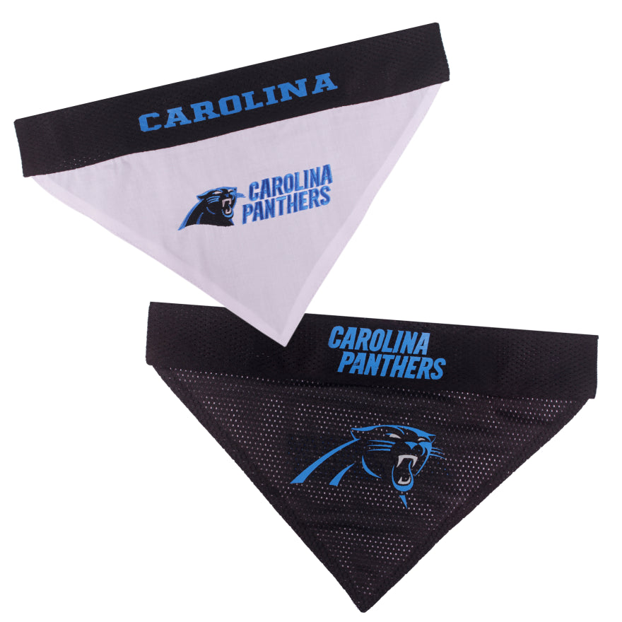 Panthers Pets First Reversible Dog Bandana