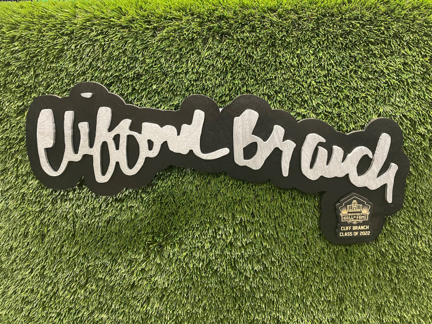 Cliff Branch 3D Signature Color Wall Sign - DS