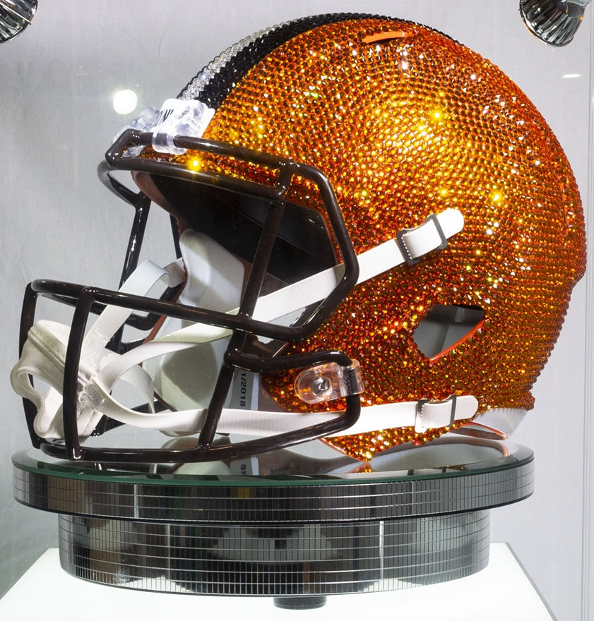 Browns Swarovski Crystal Full Size Helmet