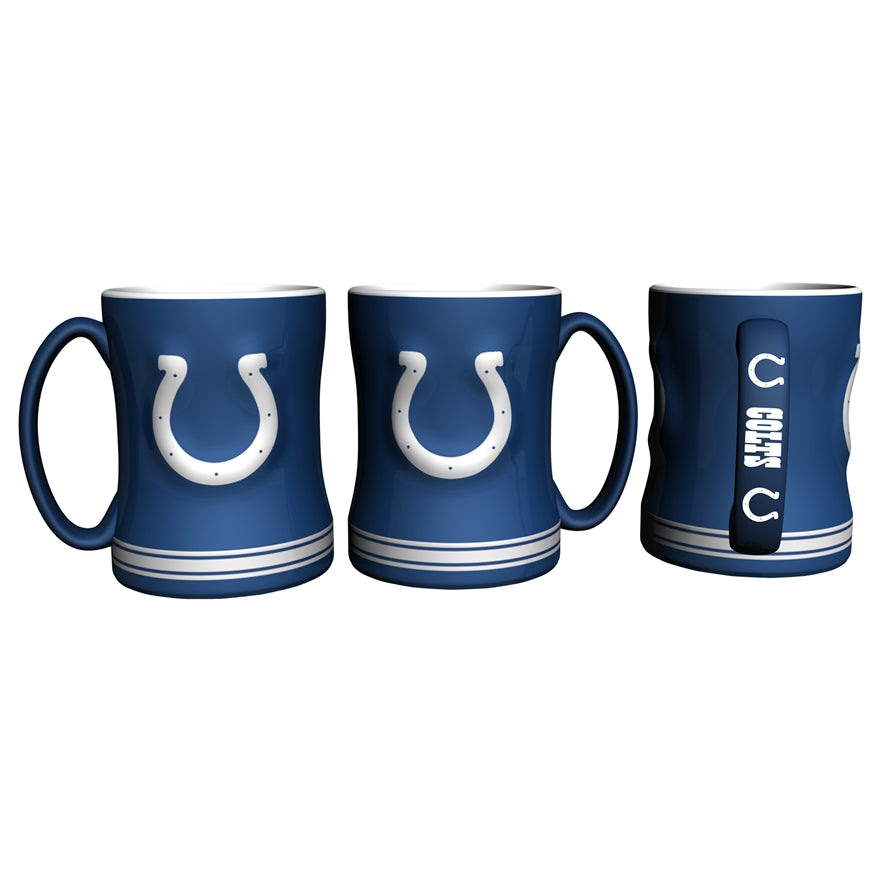 Colts 14oz Relief Sculpted Mug Pro Football Hall of Fame