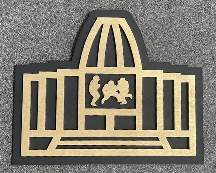 3D Hall of Fame Gold Rotunda Wall Sign Pro Football Hall of Fame