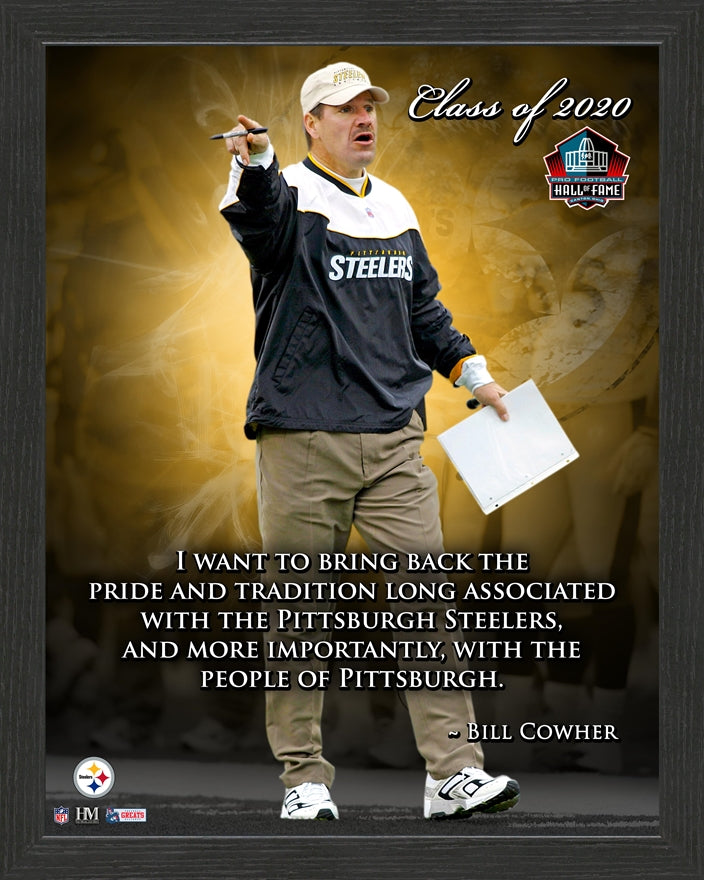 Bill Cowher Inspiration Frame Pro Football Hall of Fame