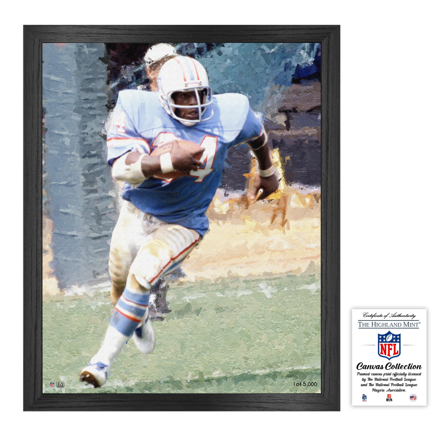 Tennessee Titans Earl Campbell 16x20 Framed Canvas