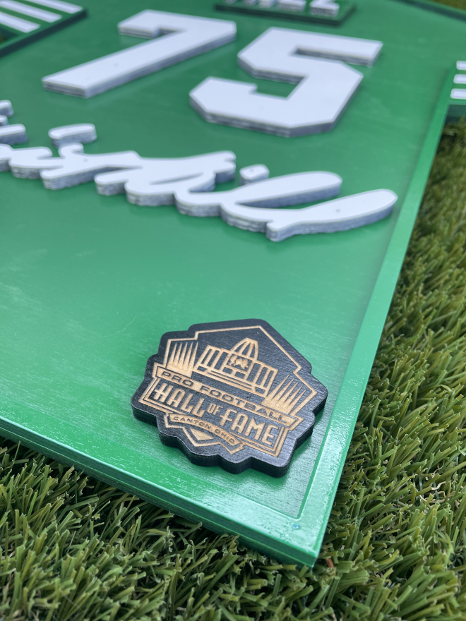 Winston Hill Wood Jersey 3D Sign - DS