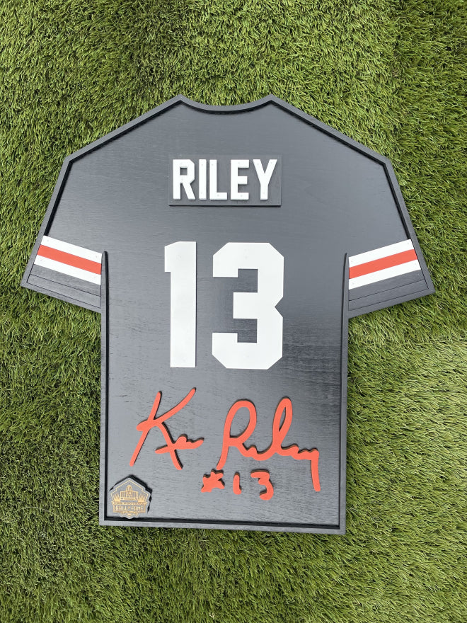 Ken Riley Wood Jersey 3D Sign - DS