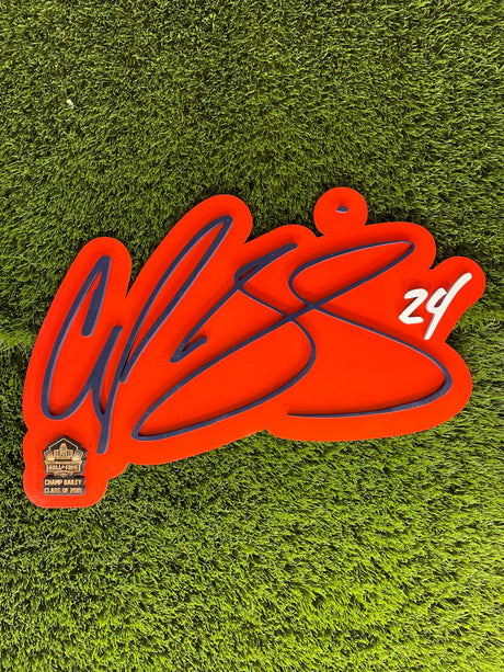 Champ Bailey 3D Signature Color Wall Sign - DS