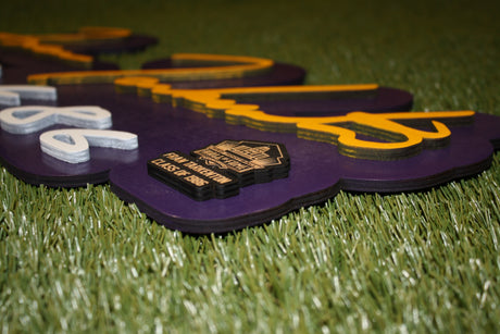 Fran Tarkenton 3D Signature Color Wall Sign