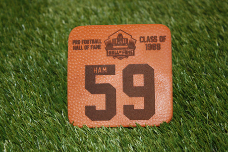 Jack Ham Leather Player Coaster