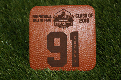 Kevin Greene Leather Player Coaster
