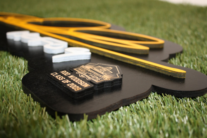 Rod Woodson 3D Color Wood Sign