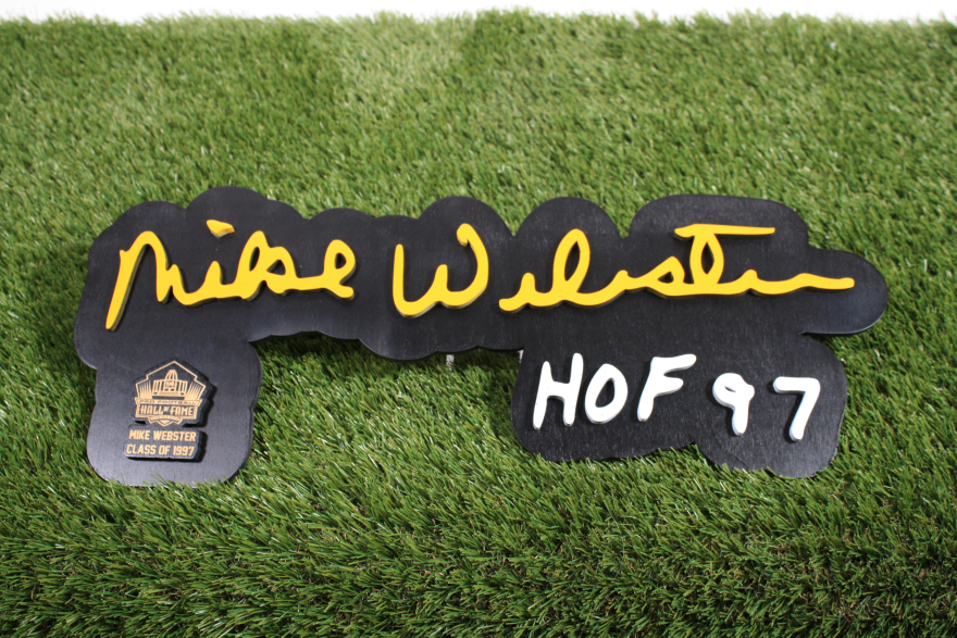 Mike Webster 3D Signature Color Wall Sign - DS (9003963613460)