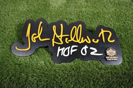 John Stallworth Color Wood Sign