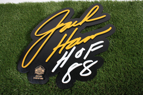 Jack Ham 3D Signature Color Wall Sign