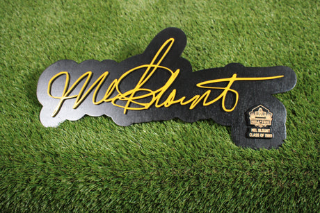 Mel Blount Color Wood Sign