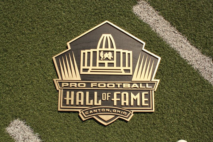 3D Hall Of Fame Logo Wall Gold Wood Sign
