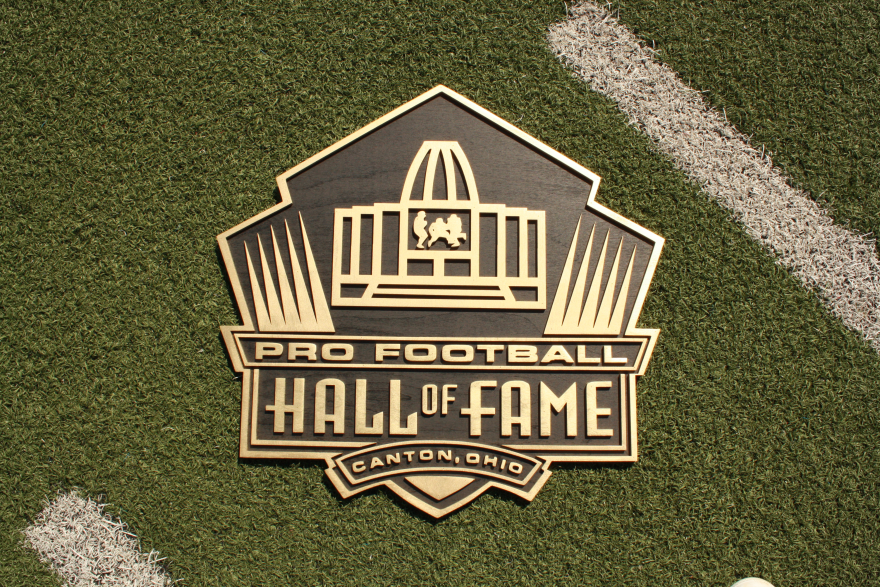 3D Hall Of Fame Logo Wall Gold Wood Sign