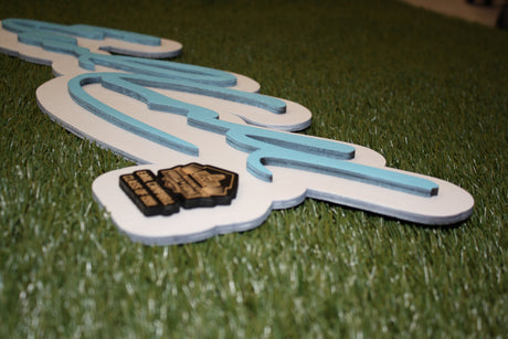 Earl Campbell 3D Signature Color Wall Sign