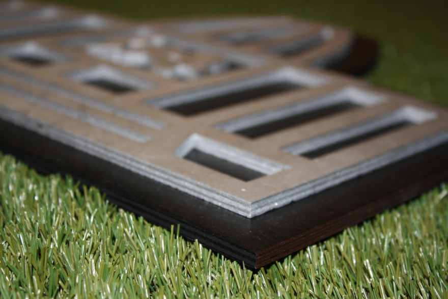 3D Hall of Fame Silver Rotunda Wall Sign Pro Football Hall of Fame