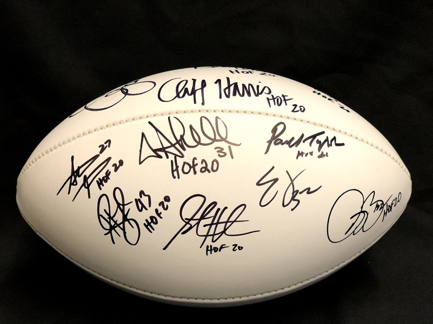 Class of 2020 Autographed Hall of Fame Football