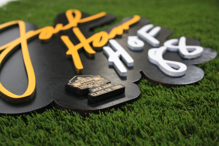 Jack Ham 3D Signature Color Wall Sign