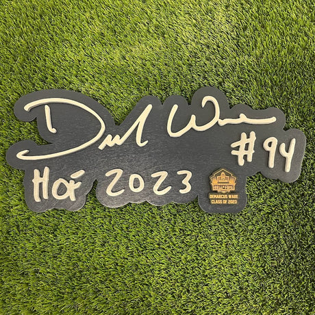 DeMarcus Ware 3D Signature Color Wall Sign - DS